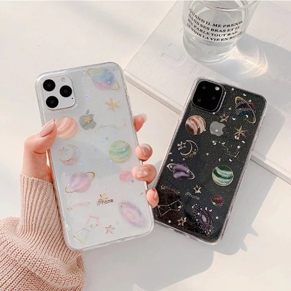NEW iPhone 14/Pro/Max Cute Universe Star Clear phone case - Picture 7 of 8